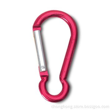 Snap Hook, Made of Stainless Steel 304 and 316, Aluminum Finishing, Measures 4 to 14mm